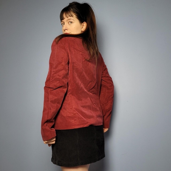 Vintage 90s Red Monsoon Blazer - Picture 4 of 4